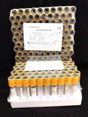 Tabung Gel Clot Activator 100 pcs - Tabung Darah Vacuum untuk Laboratorium - Foto 1